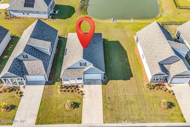 aerial perspective of suburban area