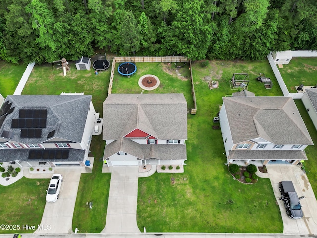 aerial view