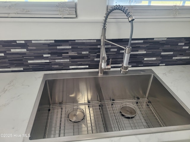 4384 Race Track Rd, Grifton, NC 28530 - kitchen view of a sink and backsplash