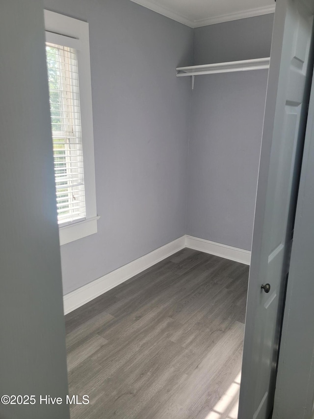 4384 Race Track Rd, Grifton, NC 28530 - walk in closet with dark wood-type flooring