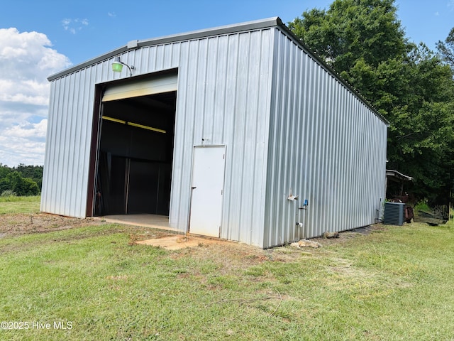 106 Haywood Country Dr, Mount Gilead, NC 27306 - view of outdoor structure featuring central AC unit and an outdoor structure