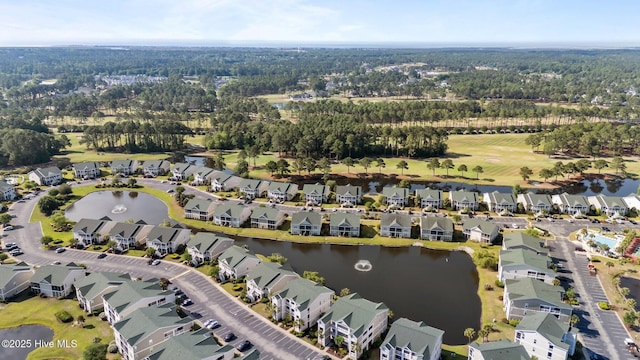 881 Great Egret Cir SW Unit 59E, Sunset Beach, NC 28468 - aerial overview of property's location with nearby suburban area and a nearby body of water