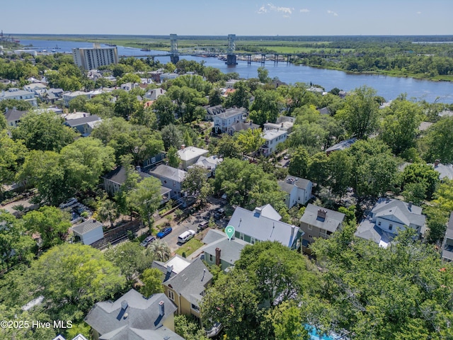 211 Ann St, Wilmington, NC 28401 - aerial view of property's location featuring a notable bridge and a nearby body of water