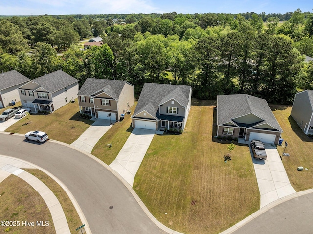 4569 Sandstone Dr, Greenville, NC 27858 - aerial perspective of suburban area featuring a forest