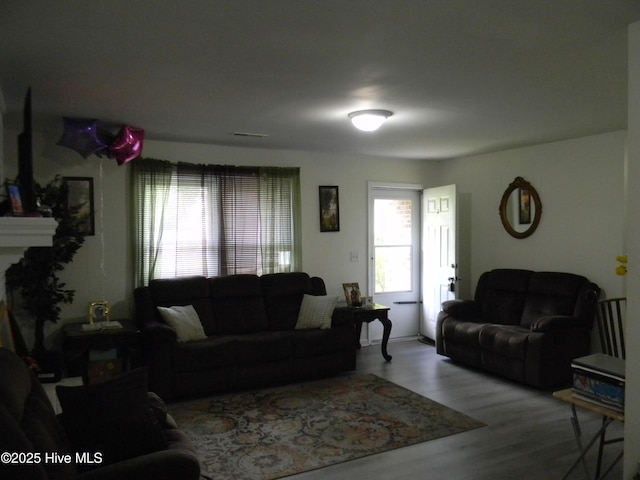 341 Britt Rd, Greenville, NC 27858 - living area with wood finished floors