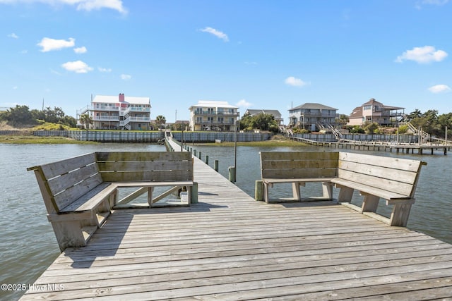 dock with a water view