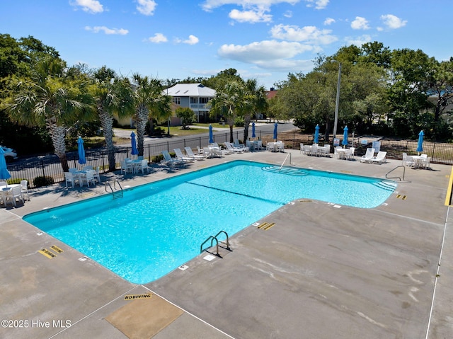 921 Whitecaps Ln, Carolina Beach, NC 28428 - community pool featuring a patio area