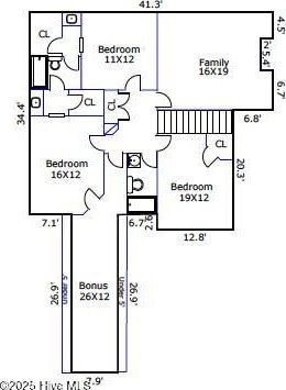 3528 Cordgrass Ln, Wilmington, NC 28409 - home floor plan