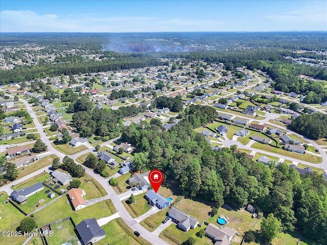 235 Zachary Ln, Hubert, NC 28539 - aerial overview of property's location featuring nearby suburban area