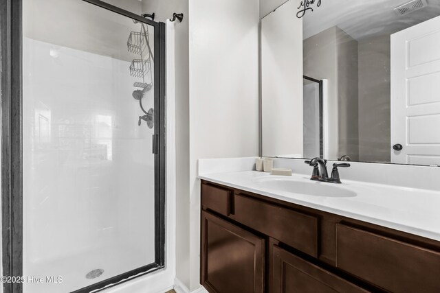 203 Holmes Point Ct, Jacksonville, NC 28546 - full bath featuring a stall shower and vanity