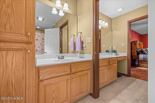 476 Paige Riddick Rd, Gates, NC 27937 - bathroom featuring vanity and tile patterned floors