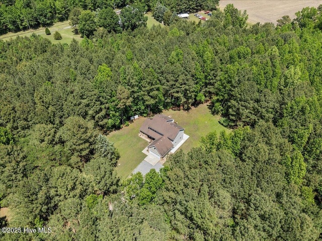 476 Paige Riddick Rd, Gates, NC 27937 - aerial view of a heavily wooded area
