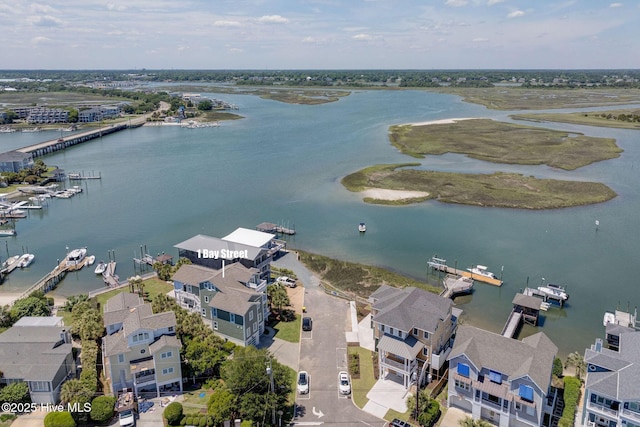 bird's eye view of a large body of water