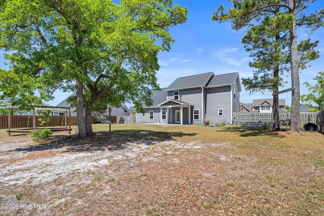 view of rear view of house