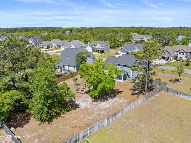 aerial perspective of suburban area