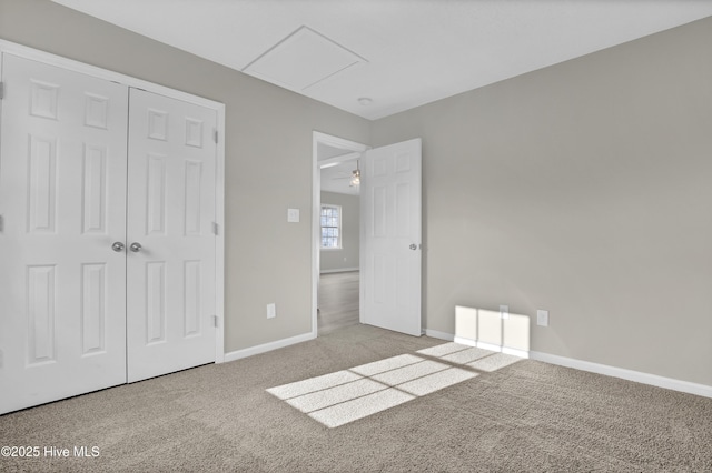 117 Clint Mills Rd, Maysville, NC 28555 - unfurnished bedroom featuring carpet flooring, baseboards, and a closet
