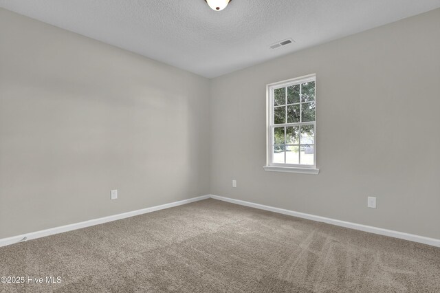 117 Clint Mills Rd, Maysville, NC 28555 - carpeted spare room with baseboards and a textured ceiling