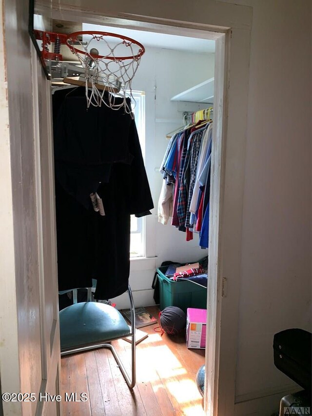 view of closet