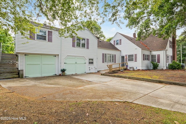 1306 W Church St, Elizabeth City, NC 27909 - view of front of home with concrete driveway and an attached garage