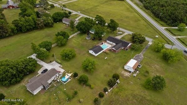 117 Arthur Rd, Beaufort, NC 28516 - aerial view of property's location with rural landscape
