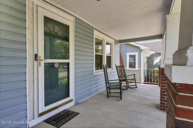 1912 Nun St, Wilmington, NC 28403 - view of patio / terrace featuring covered porch