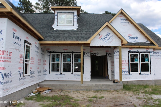 316 Bobbys Dr, Newport, NC 28570 - property entrance with a shingled roof
