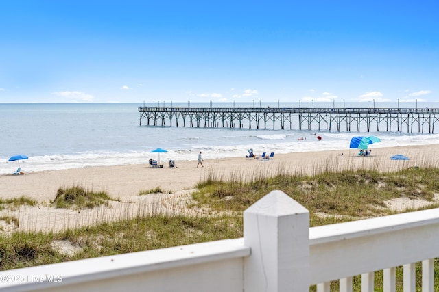 28 E First St Unit 4B, Ocean Isle Beach, NC 28469 - water view with local beach