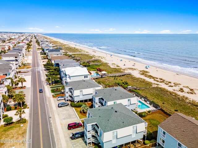 28 E First St Unit 4B, Ocean Isle Beach, NC 28469 - aerial perspective of suburban area featuring expansive coastline