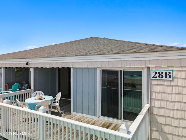 28 E First St Unit 4B, Ocean Isle Beach, NC 28469 - deck with outdoor dining space