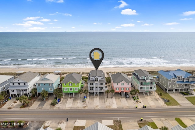 2721 W Beach Dr, Oak Island, NC 28465 - bird's eye view of extended coastline