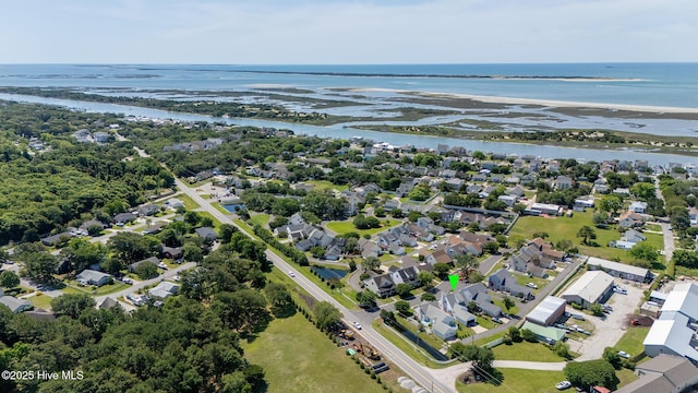 102 Macgregor Dr, Beaufort, NC 28516 - aerial view of property's location featuring a nearby body of water and nearby suburban area