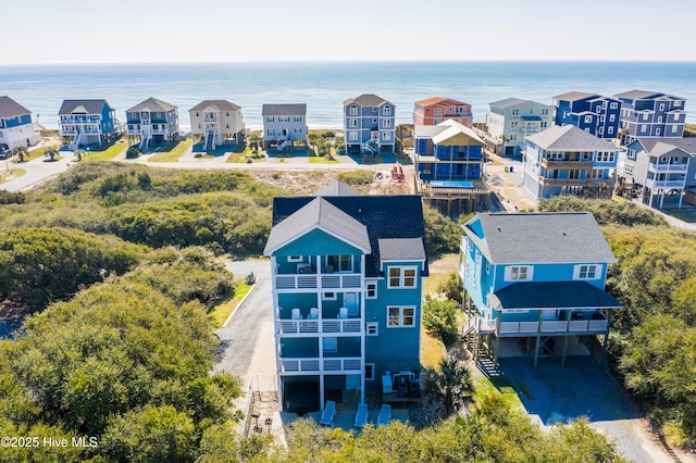 drone / aerial view of a large body of water