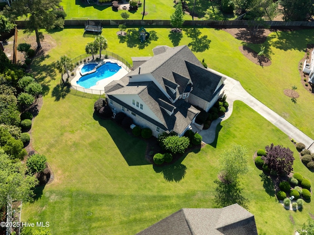 1109 Rollingwood Ct, Leland, NC 28451 - drone / aerial view of a pool area