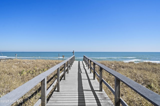 417 Settlers Ln, Kure Beach, NC 28449 - view of community featuring a water view