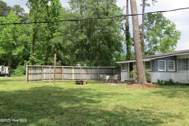 view of yard