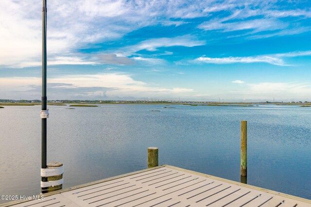 9808 Clarendon Dr, Emerald Isle, NC 28594 - dock area with a water view
