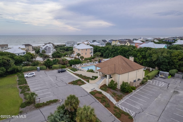 9808 Clarendon Dr, Emerald Isle, NC 28594 - aerial view of a large body of water and a pool area