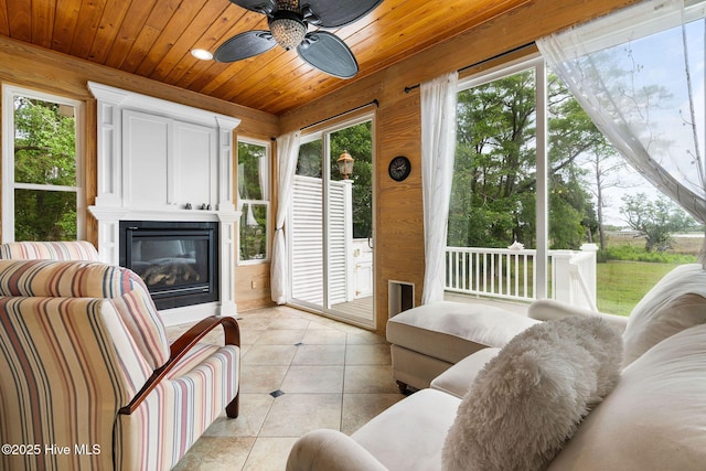 sunroom / solarium with plenty of natural light