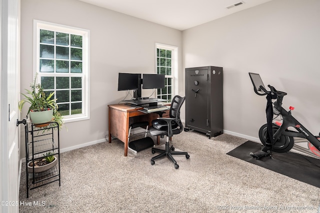 8295 Antioch Church Rd, Middlesex, NC 27557 - carpeted office space featuring baseboards