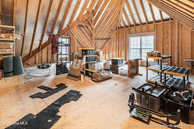8295 Antioch Church Rd, Middlesex, NC 27557 - view of unfinished attic
