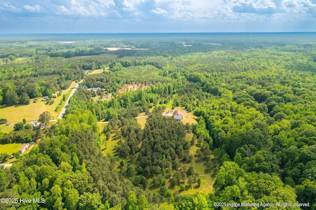 8295 Antioch Church Rd, Middlesex, NC 27557 - aerial view of a heavily wooded area