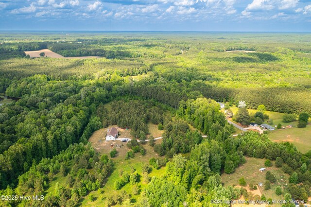 8295 Antioch Church Rd, Middlesex, NC 27557 - aerial view of property's location with a forest