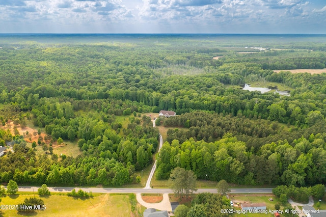 8295 Antioch Church Rd, Middlesex, NC 27557 - drone / aerial view of a heavily wooded area