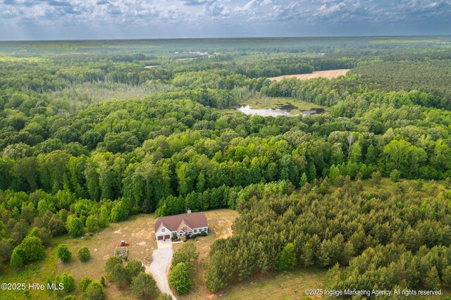 8295 Antioch Church Rd, Middlesex, NC 27557 - drone / aerial view of a forest