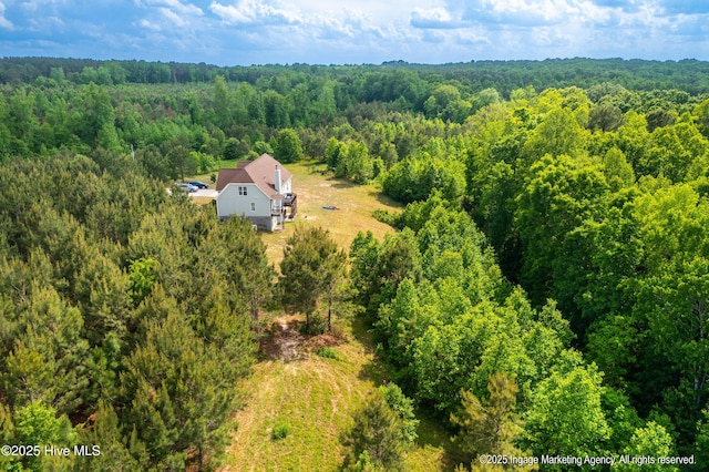 8295 Antioch Church Rd, Middlesex, NC 27557 - view from above of property featuring a forest