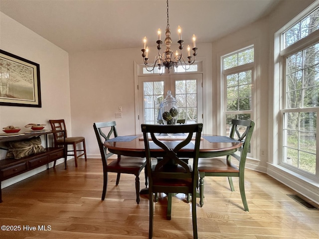 50 Short Rd, Pinehurst, NC 28374 - dining area featuring a chandelier and light wood-style floors