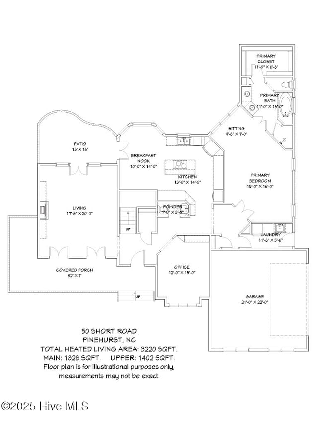 50 Short Rd, Pinehurst, NC 28374 - view of home floor plan