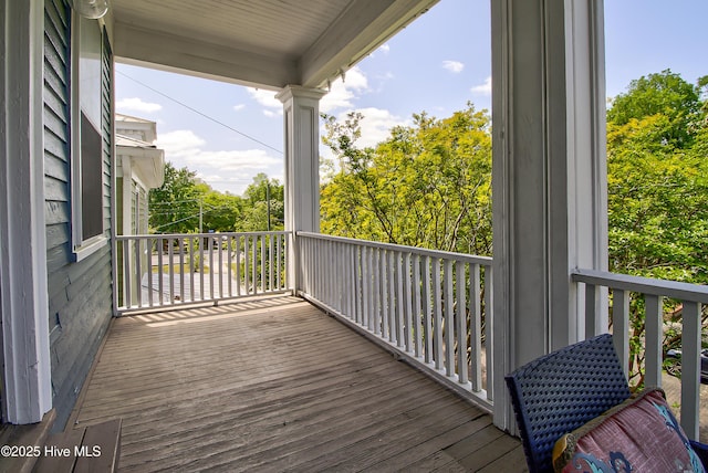 view of deck