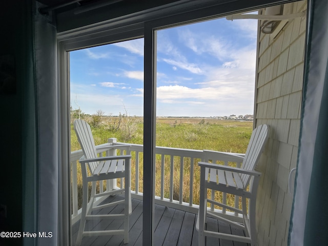 602 W Fort Macon Rd W Unit 138, Atlantic Beach, NC 28512 - entryway with a view of rural / pastoral area