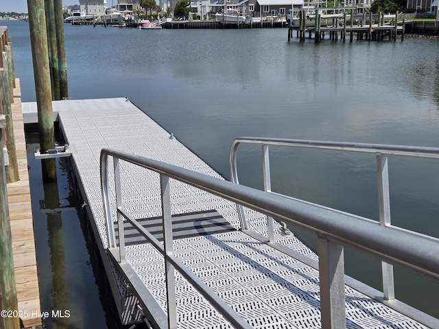 602 W Fort Macon Rd W Unit 138, Atlantic Beach, NC 28512 - dock area featuring a water view